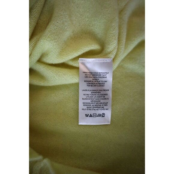 Free People OB1409802 Women's Sz XS Yellow Paloma Cashmere Cardigan Sweater - Picture 3 of 6